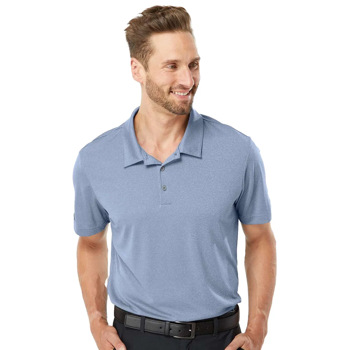 adidas Men's Heathered Polo