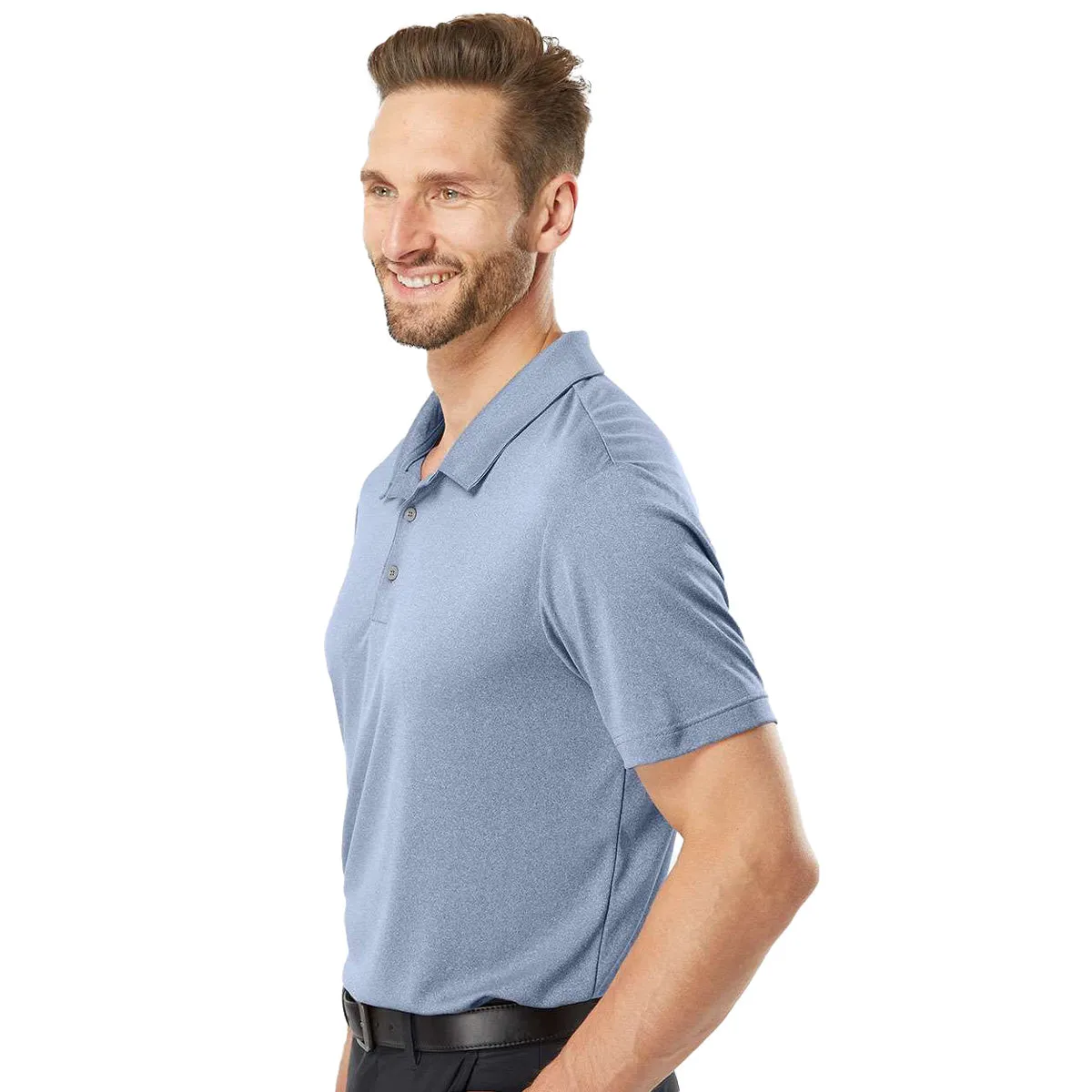 adidas Men's Heathered Polo