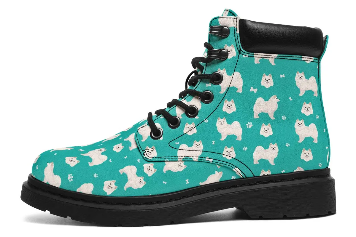 American Eskimo Pattern Classic Vibe Boots