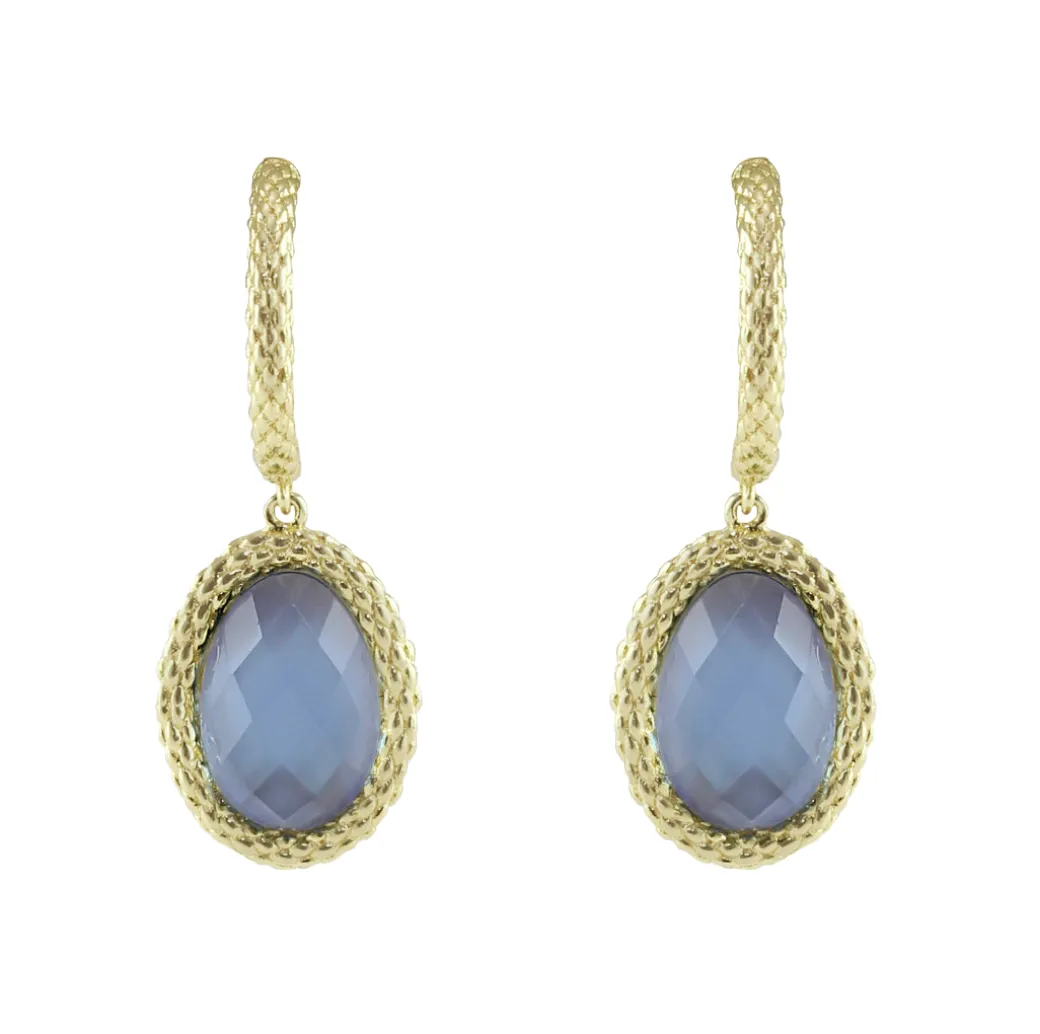 Anika Texture Drop Earrings