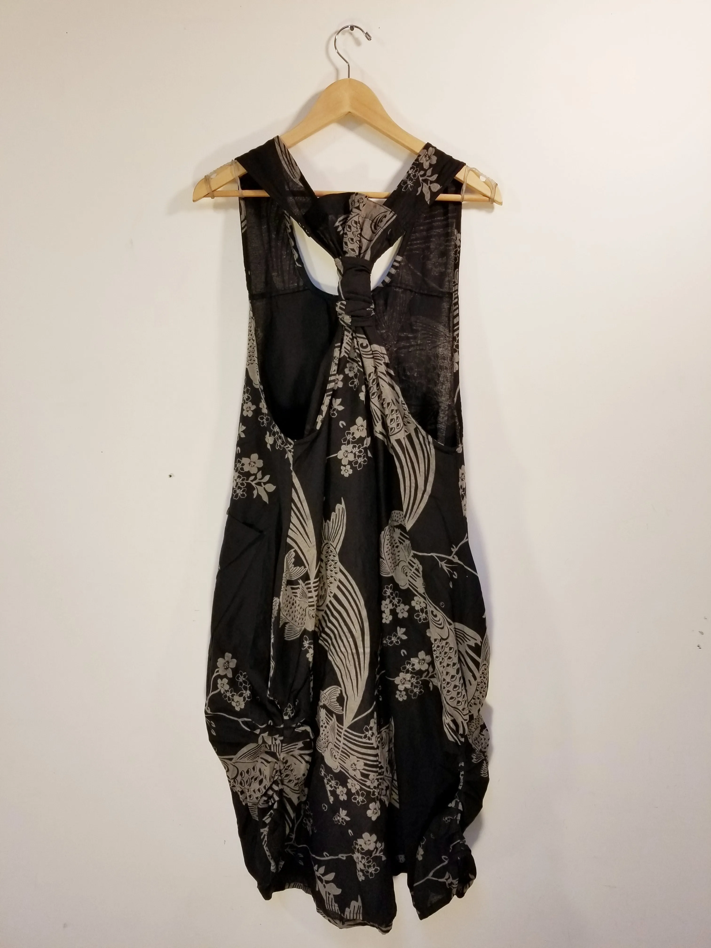 Black Koi Fish Sundress