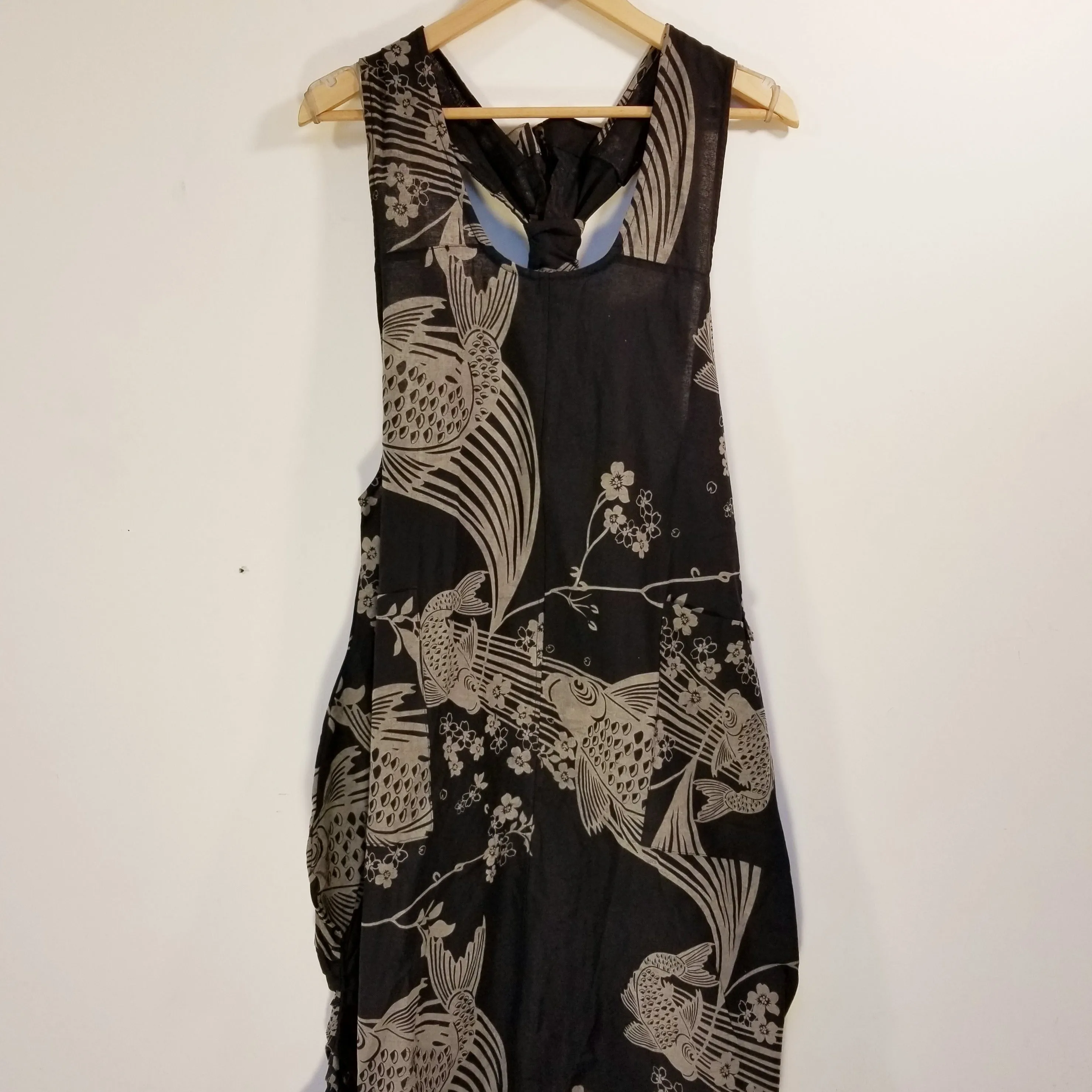 Black Koi Fish Sundress