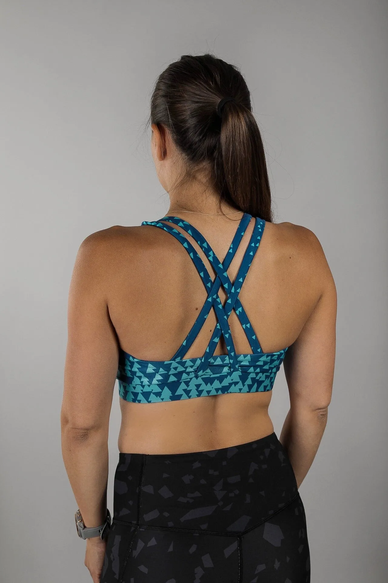 Blue Skies Strappy Sports Bra