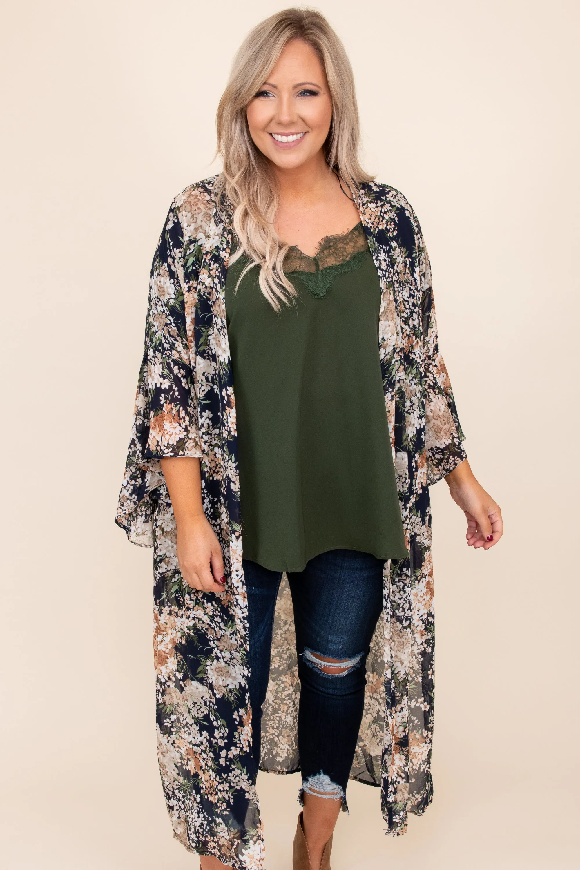 Born Beautiful Blouse, Olive