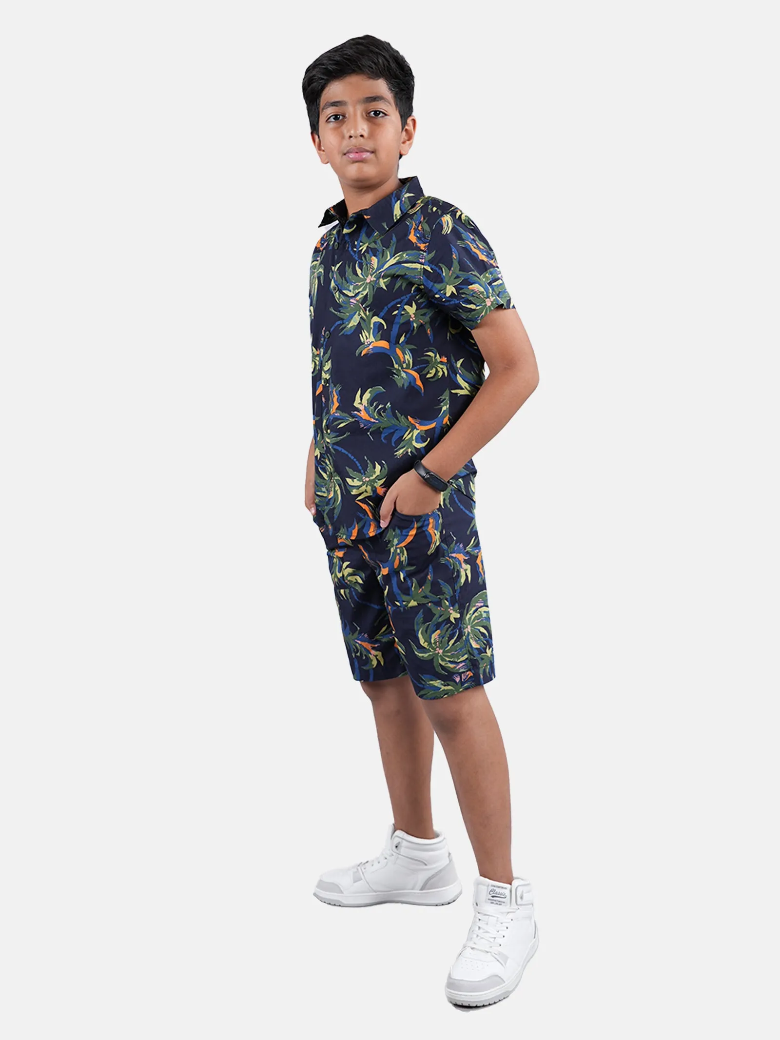 Boys Half Sleeve Shirt and Shorts Co-Ord Sets