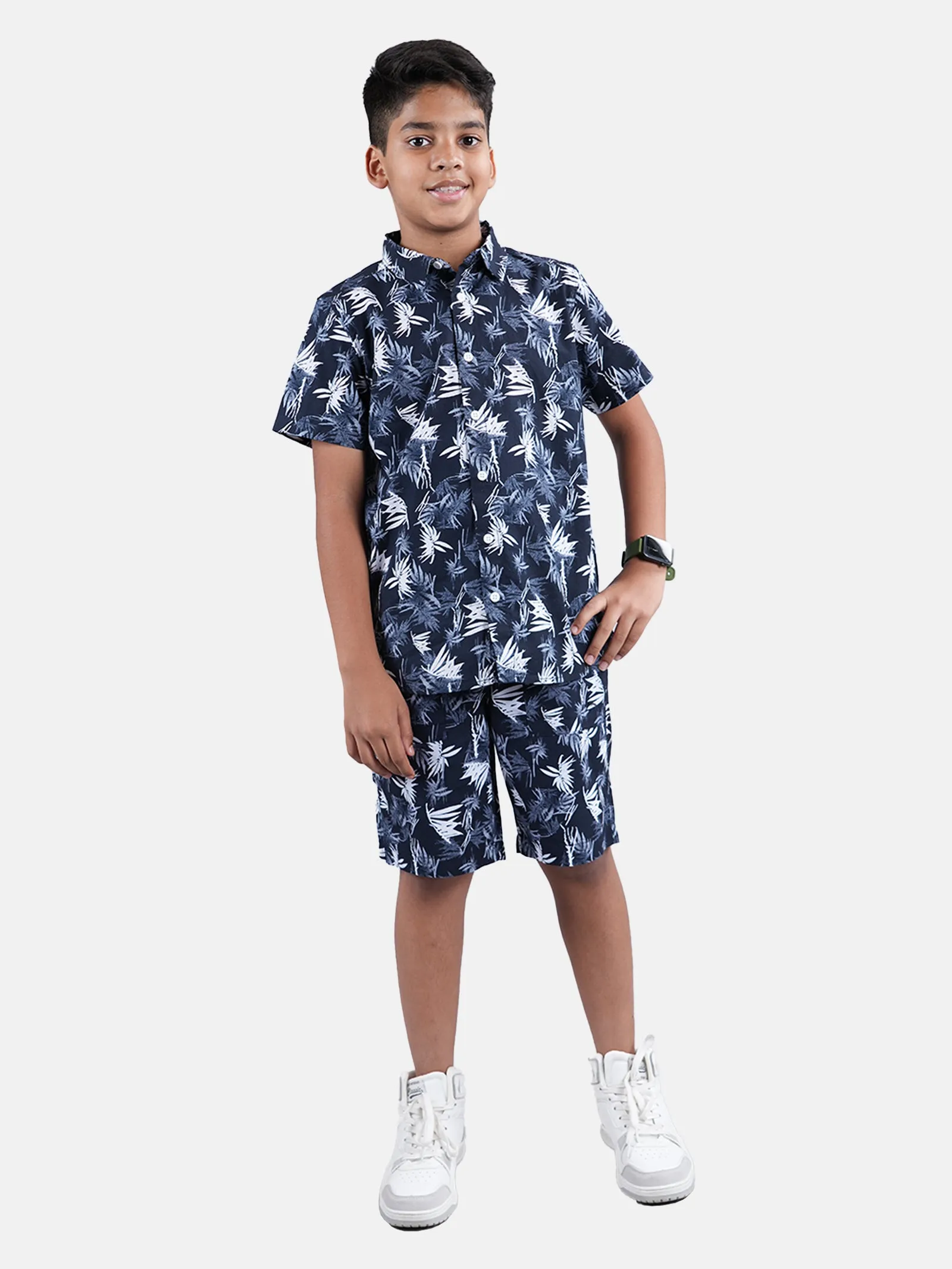 Boys Half Sleeve Shirt and Shorts Co-Ord Sets