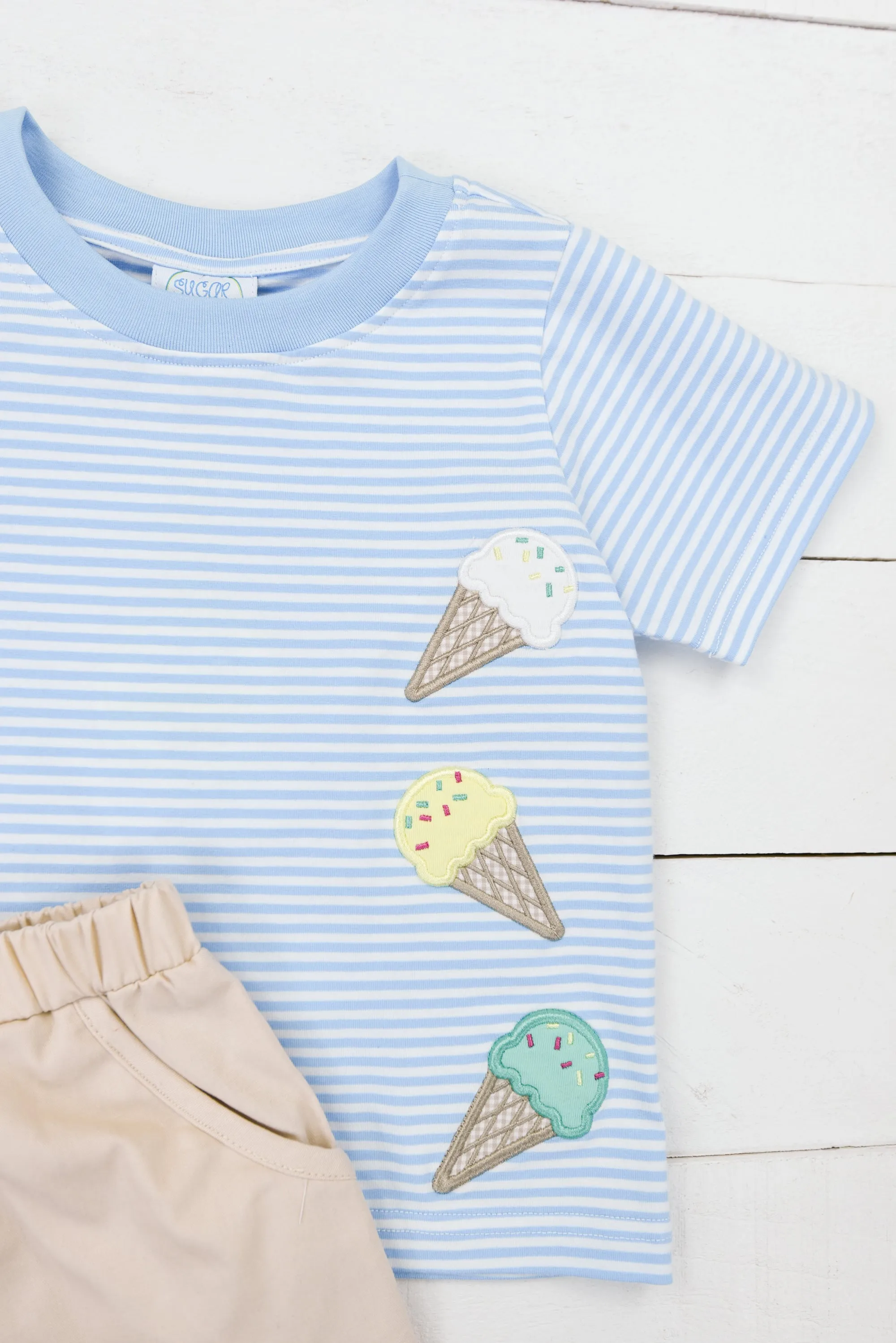 Boys Ice Cream Shop Short Set