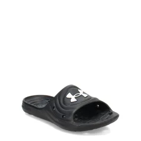 Boy's Under Armour, Locker IV Slide Sandal â€“ Little Kid & Big Kid