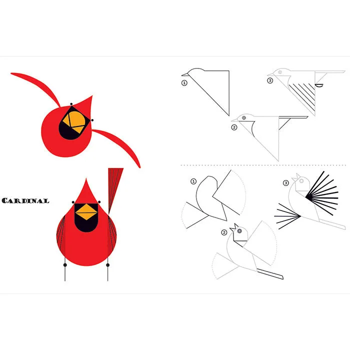 Charley Harper Sketchbook: How to Draw 28 Birds in Harper's Style