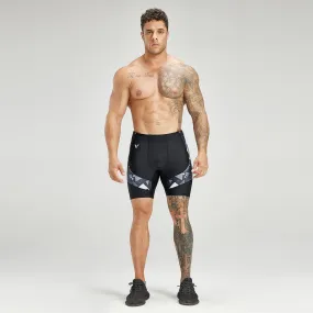 Classic UPF50  Mens Jammer & Compression Shorts Base Layers  - Shark Style