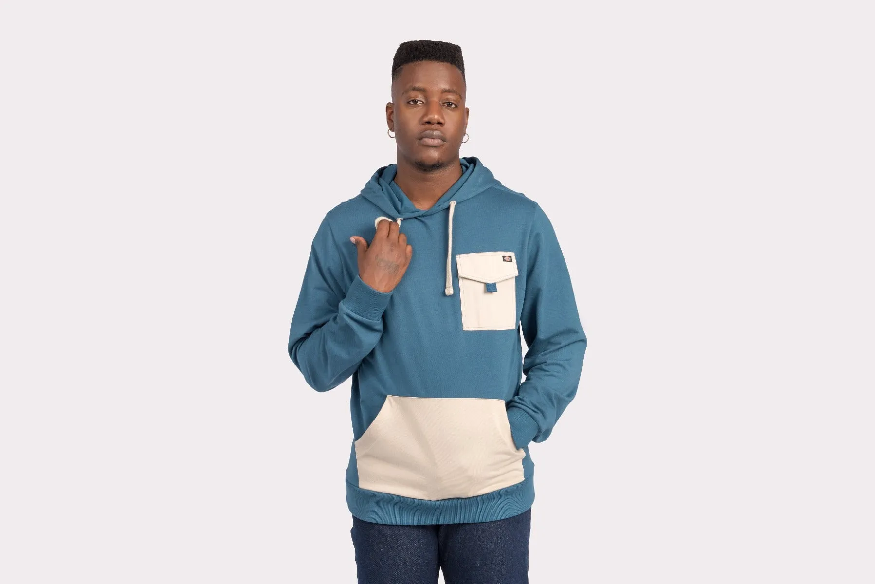 Dickies Houston Utility LS Hoody M (Atlantic Blue)