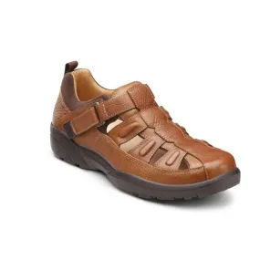 Dr. Comfort Men's Casual Shoe - Fisherman- Chestnut