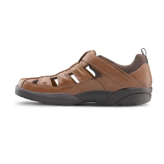 Dr. Comfort Men's Casual Shoe - Fisherman- Chestnut