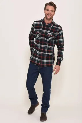 Flannel Check Shirt Green