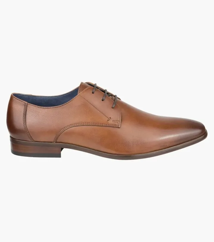 Flex Smart Plain Toe Derby - Black | Tan