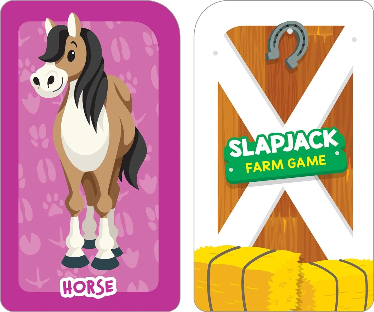 Get Ready Game Cards Three-Letter Words & Slapjack Farm 2 Pack - Ages 4 and Up, Spelling, Vocabulary, Word-Picture Association, Matching, Problem-Solving, and More