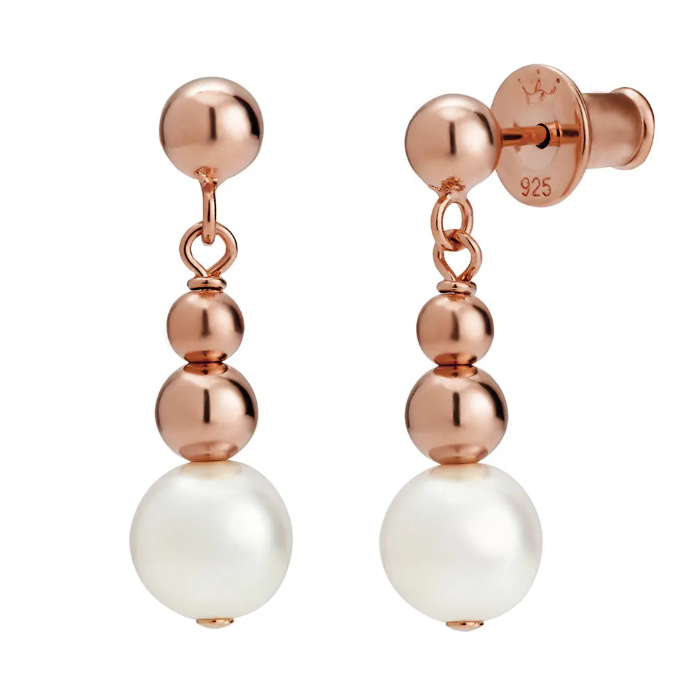 Gold Plated Freshwater Pearl Earrings