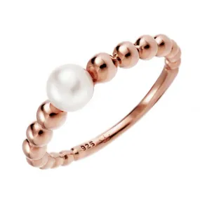 Gold Plated Freshwater Pearl Ring