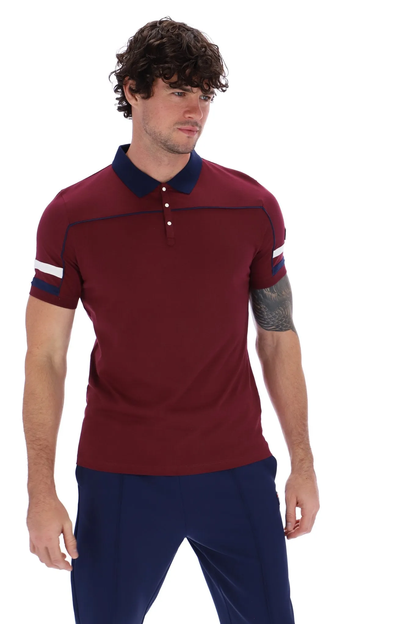 Grandslam Piping Polo Top