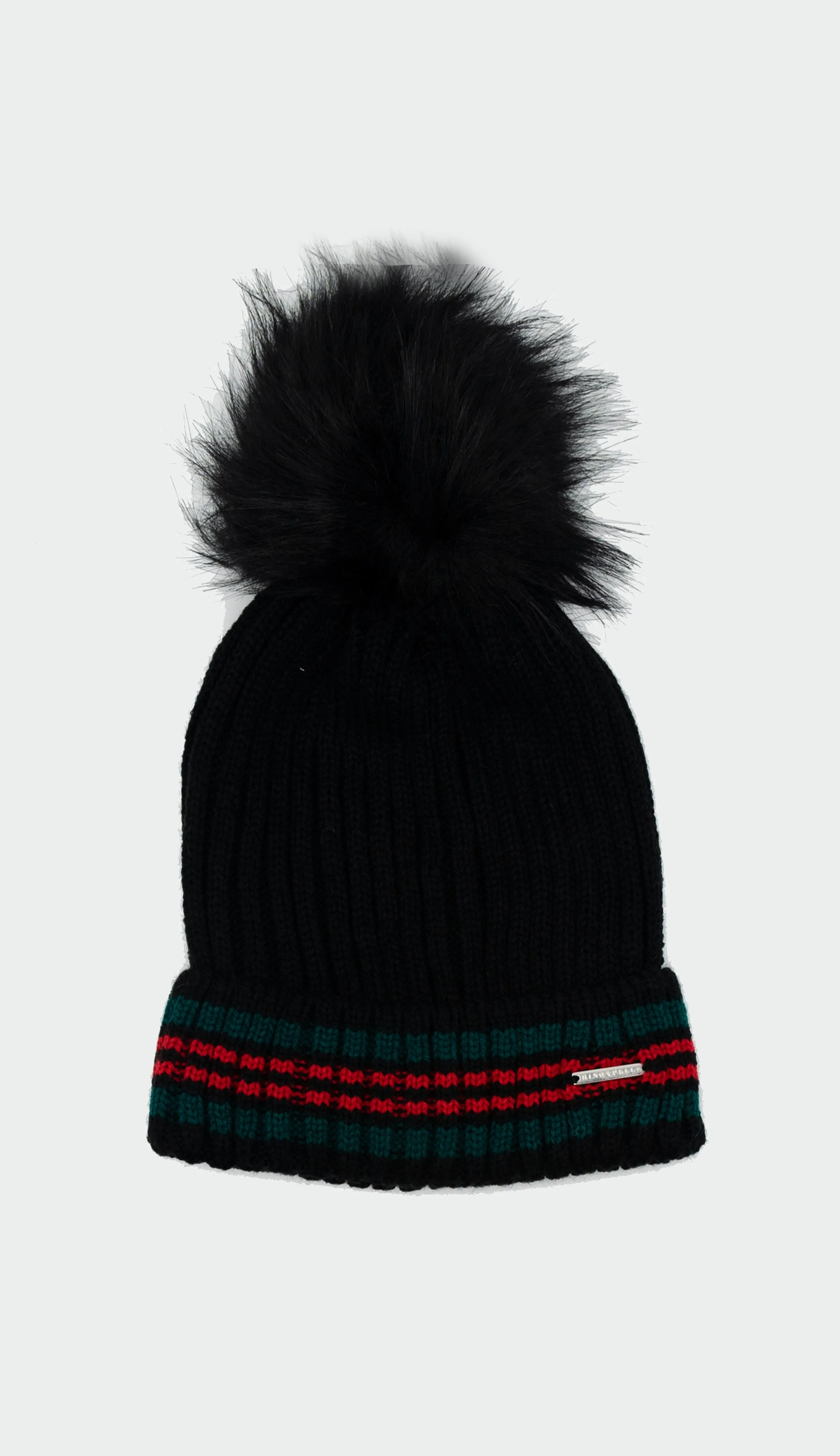 Guccee -esque  Knit Pom Pom Hat