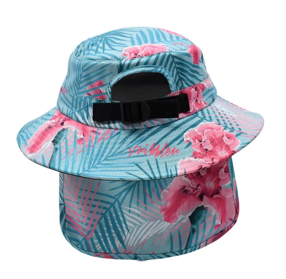 Iris palm surf hat