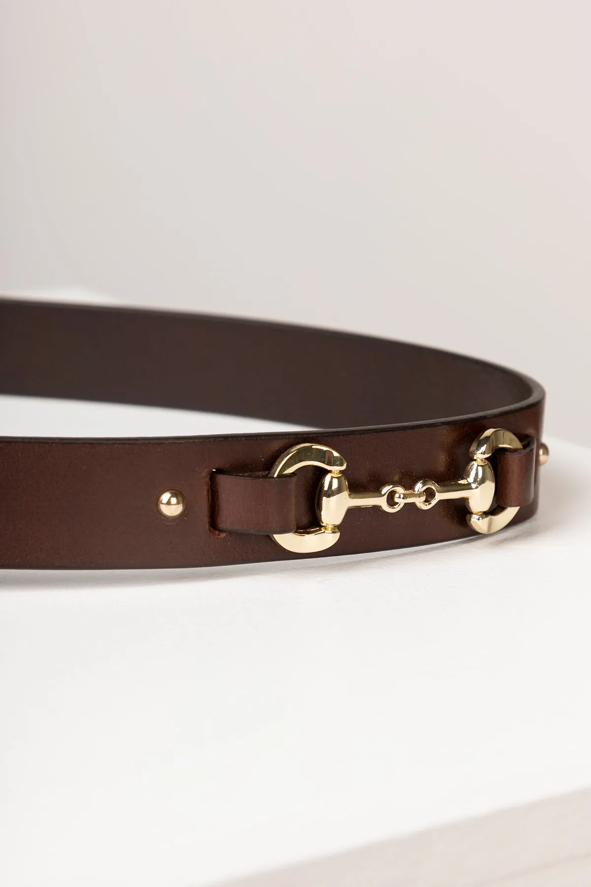 Ladies Leather Snaffle Belt - Lucinda