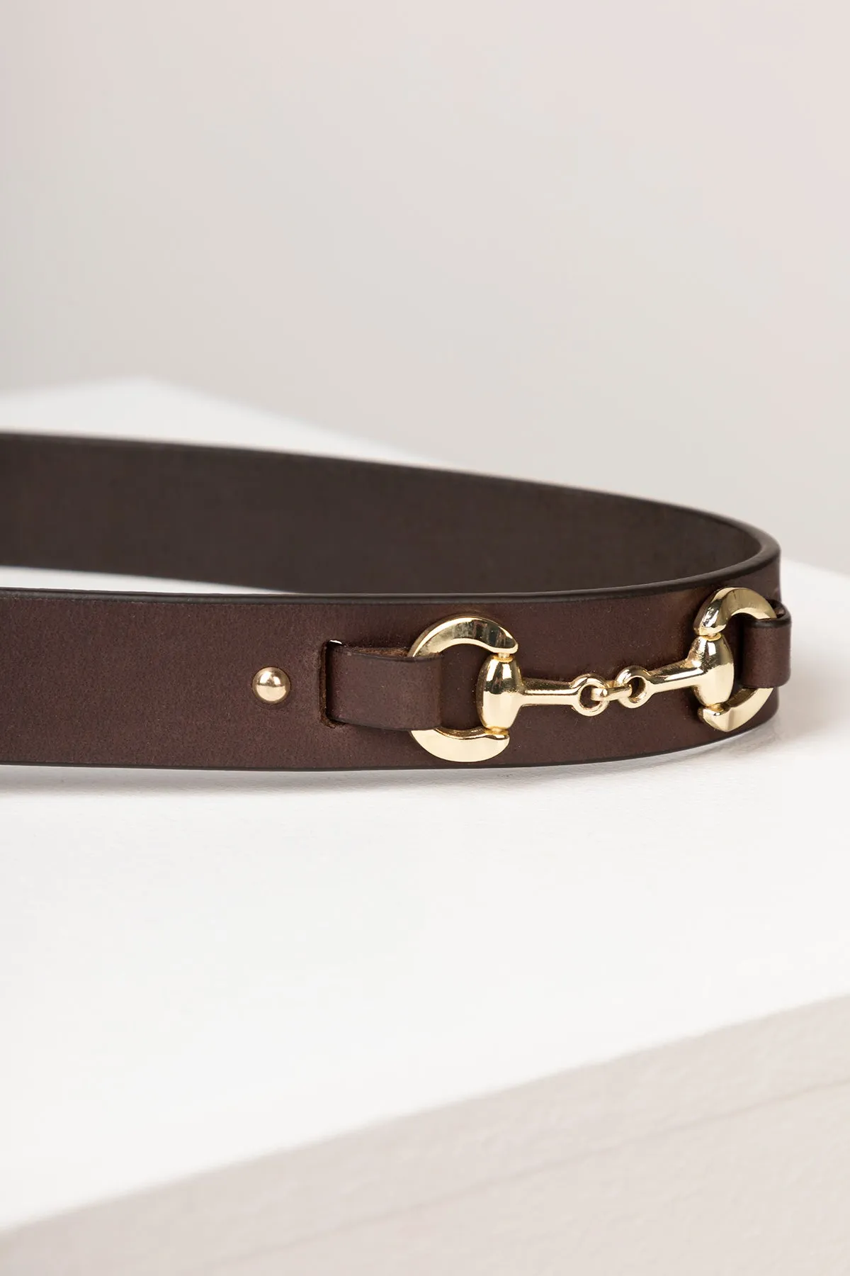 Ladies Leather Snaffle Belt - Lucinda