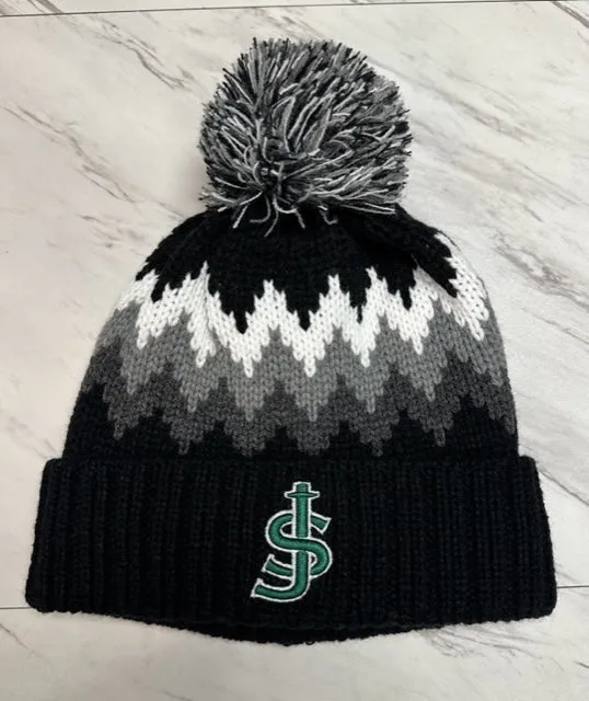 Legacy SJ Zig Zag Beanie with Pom