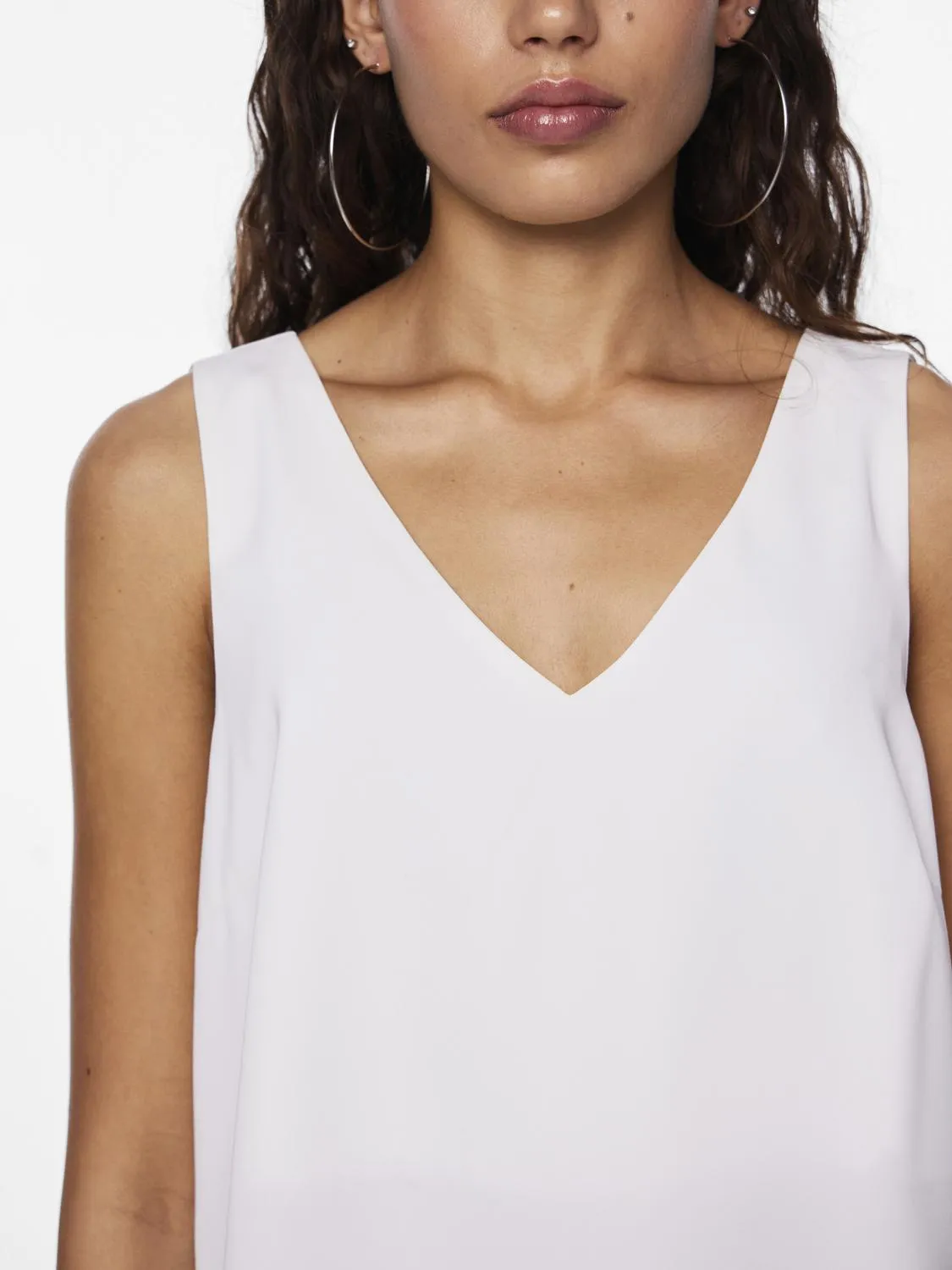 PCFRANAN Tank Top - Bright White