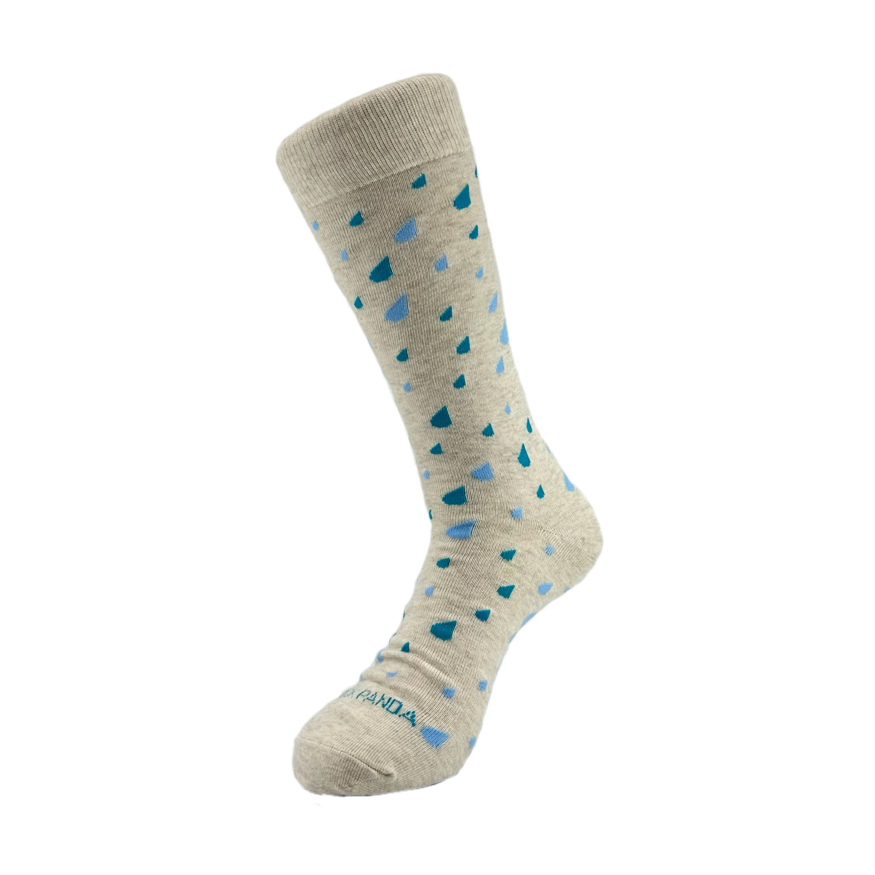 Raindrop Patterned Socks from the Sock Panda (Adult Large - Men's Shoe Sizes 8-12)