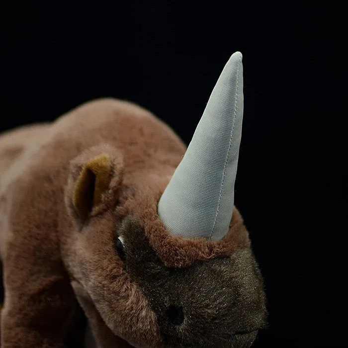 Rhinoceros Plush Stuffed Toy Simulation