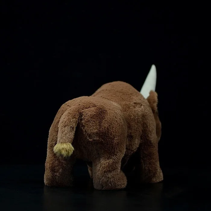 Rhinoceros Plush Stuffed Toy Simulation