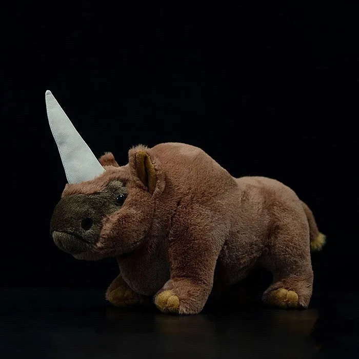 Rhinoceros Plush Stuffed Toy Simulation