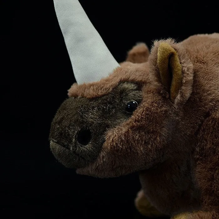 Rhinoceros Plush Stuffed Toy Simulation