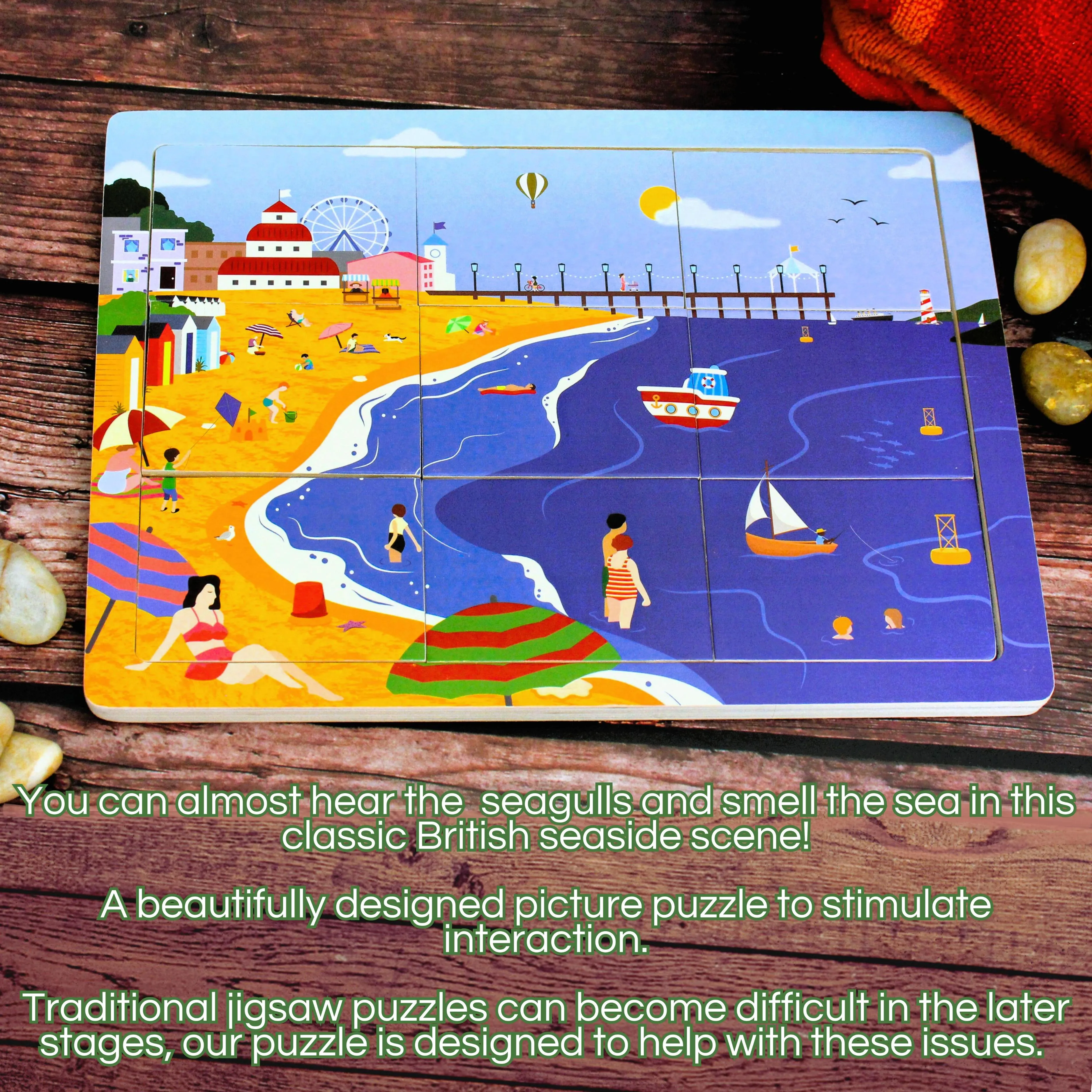 Sentimental seaside puzzle