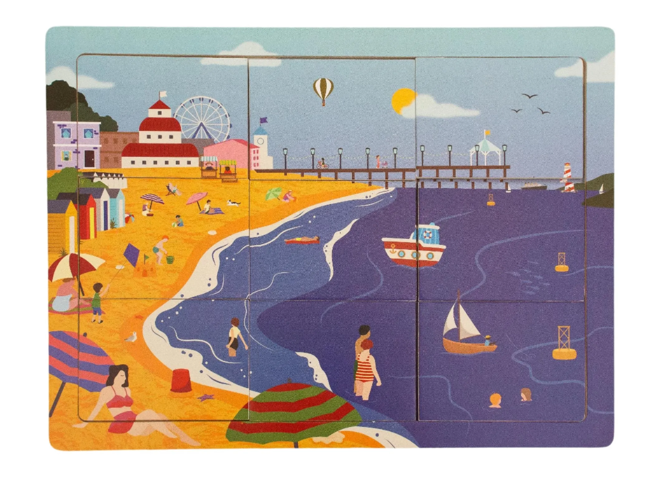 Sentimental seaside puzzle