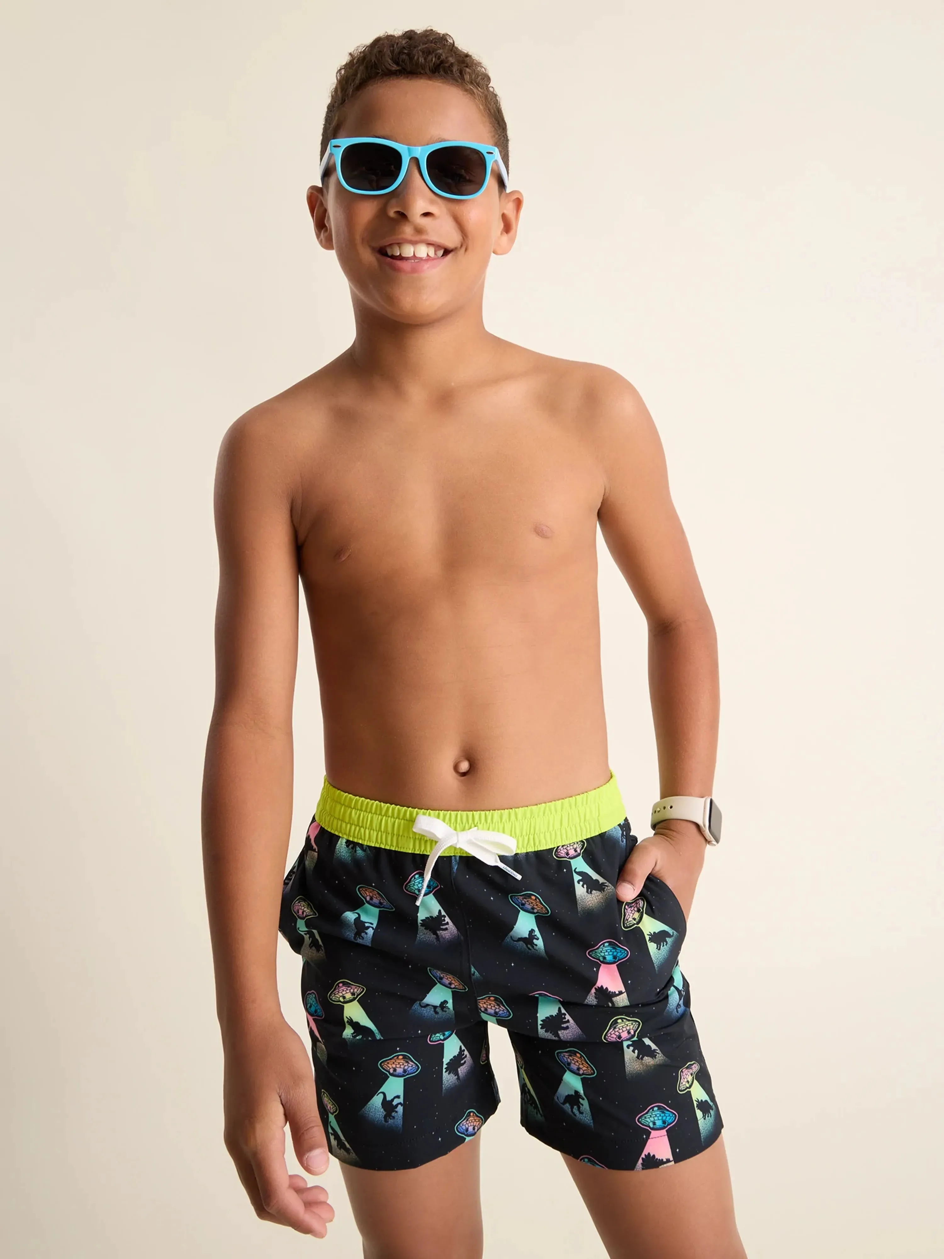 The Beam Me Ups (Youth Classic Lined Swim Trunk)