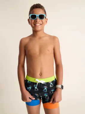 The Beam Me Ups (Youth Classic Lined Swim Trunk)