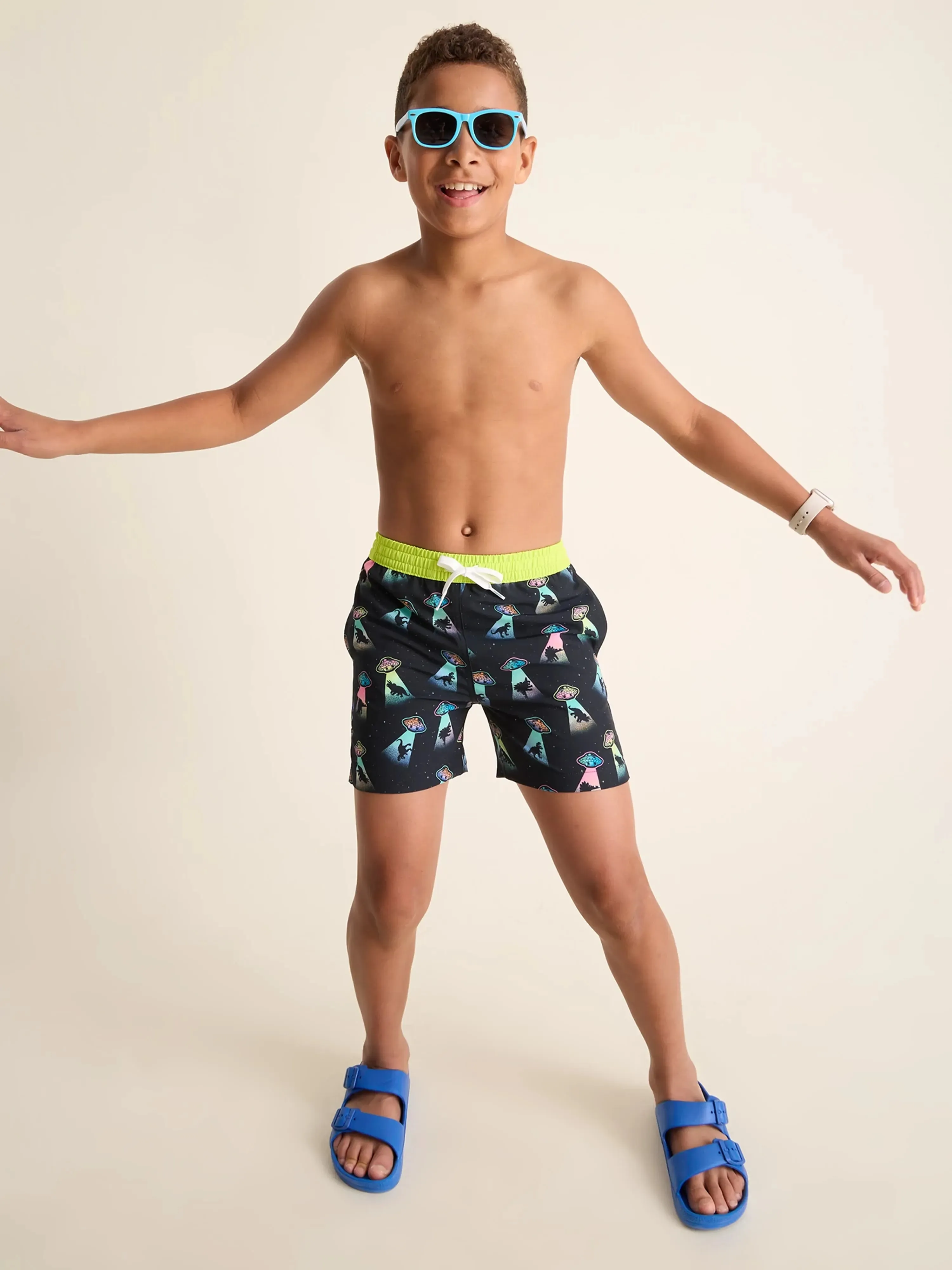 The Beam Me Ups (Youth Classic Lined Swim Trunk)