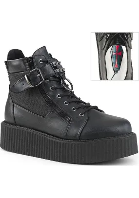 V-CREEPER-566 | Black Vegan Leather [PREORDER]