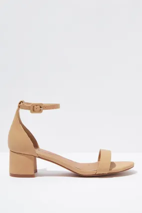 Women Rubi Lizzie Low Block Heel - Cinnamon Nubuck